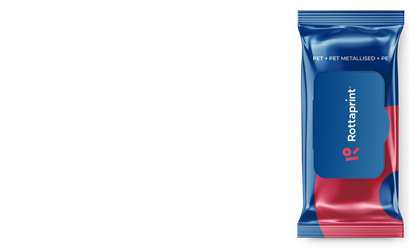 Printed film for wet wipes packaging | Rottaprint