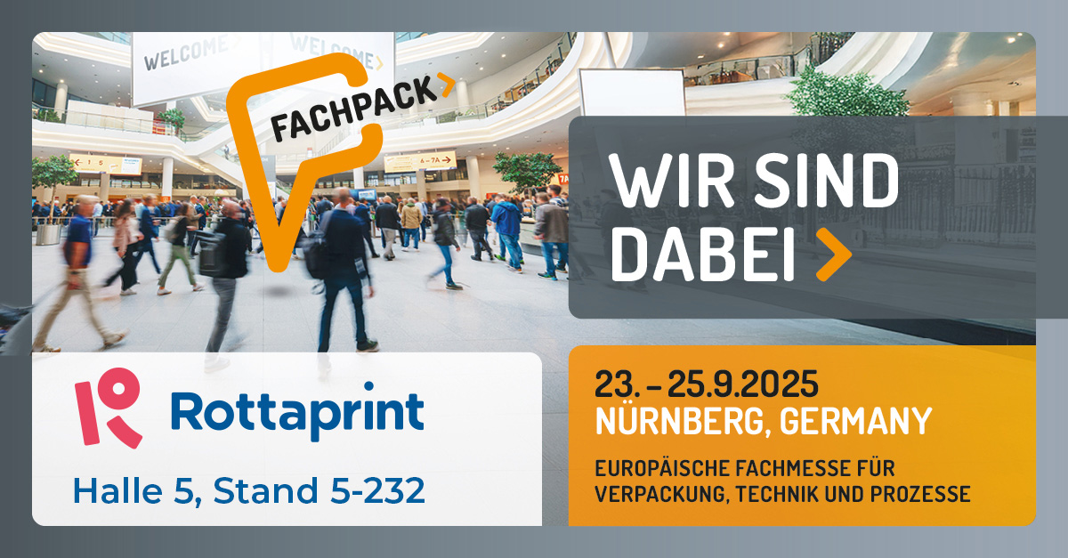 Rottaprint kehrt zur FACHPACK 2025 zurück Rottaprint kehrt zur FACHPACK 2025 zurück