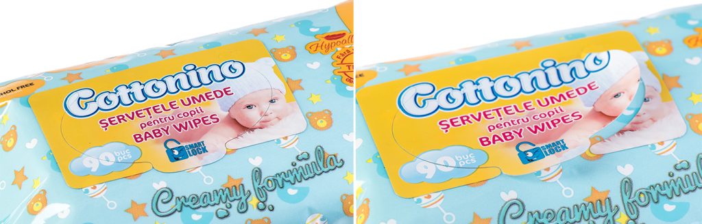 Öntapadó zárócímke nedves törlőkendőkhöz | Rottaprint